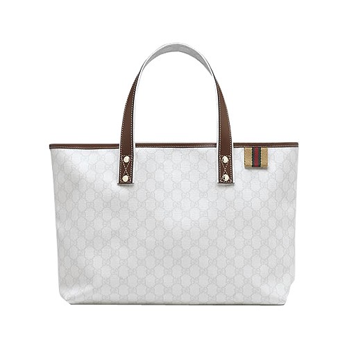 Blanc Gucci Fourre-tout Avec Boucle De Signature